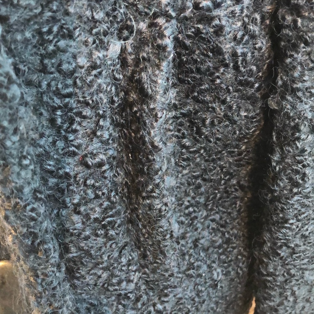 VTG Curly Wool 40-50’s Chopped Lined Pea Coat Winter Coat Size M EUC VTG Retro - Picture 12 of 14